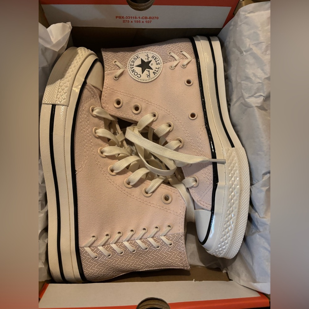 Limited Edition Converse Light Pink Canvas High-Tops
